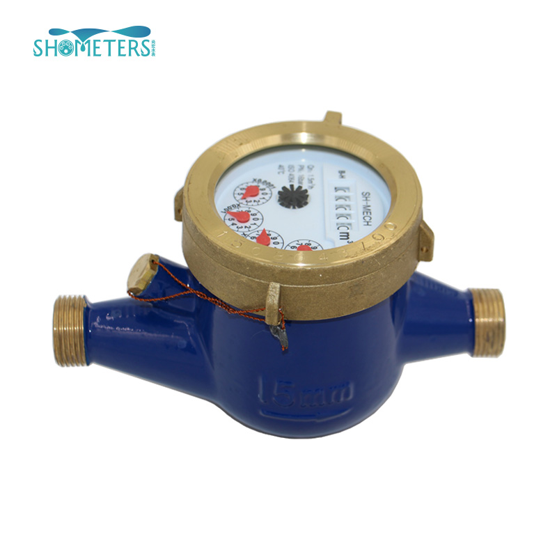 DN15 1/2 inch Brass Body Multi Jet water meter Buy DN15 Brass Multi