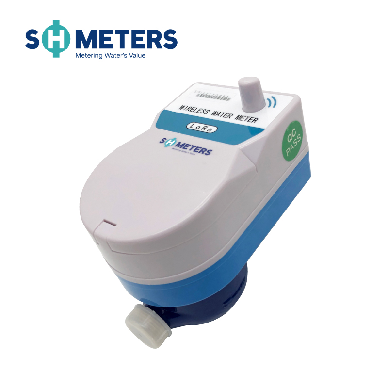 remote wireless smart lora water meter system