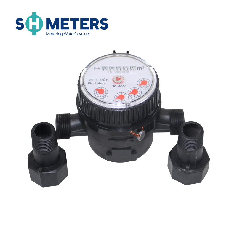 DN15 Plastic water meter Single Jet water meters