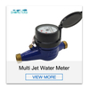 DN25 Dry-dial Plastic cover Brass Body multi jet vane wheel type Water Meters