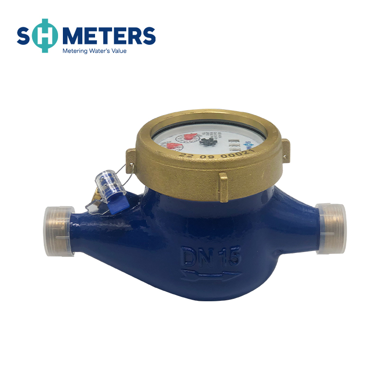 Multi-jet Brass Water Meter Suitable for Household DN25
