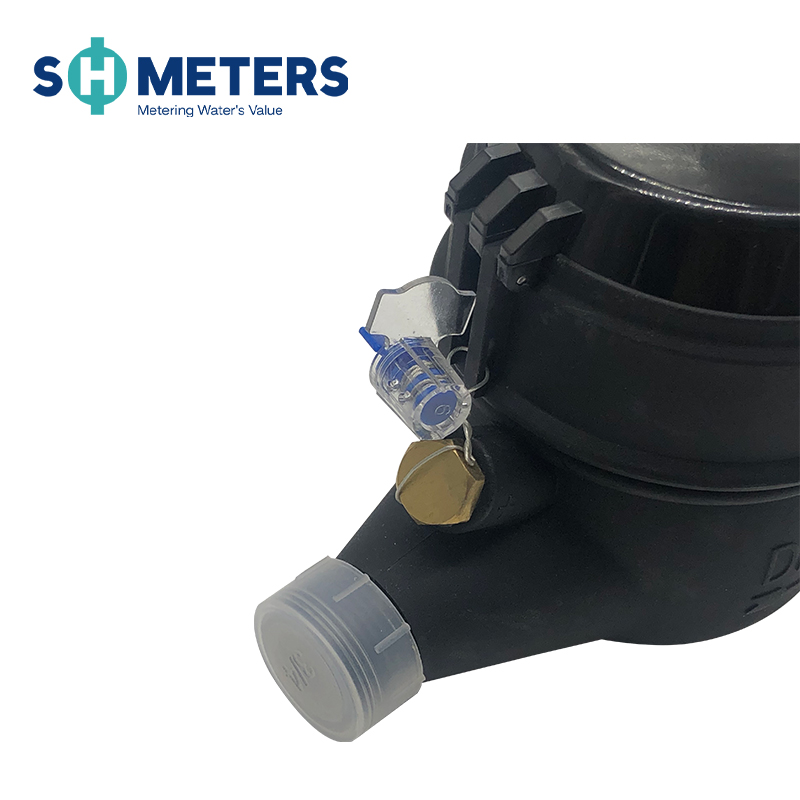 Plastic Pulse Sensor Multi Jet Dry Type Water Meter Class C