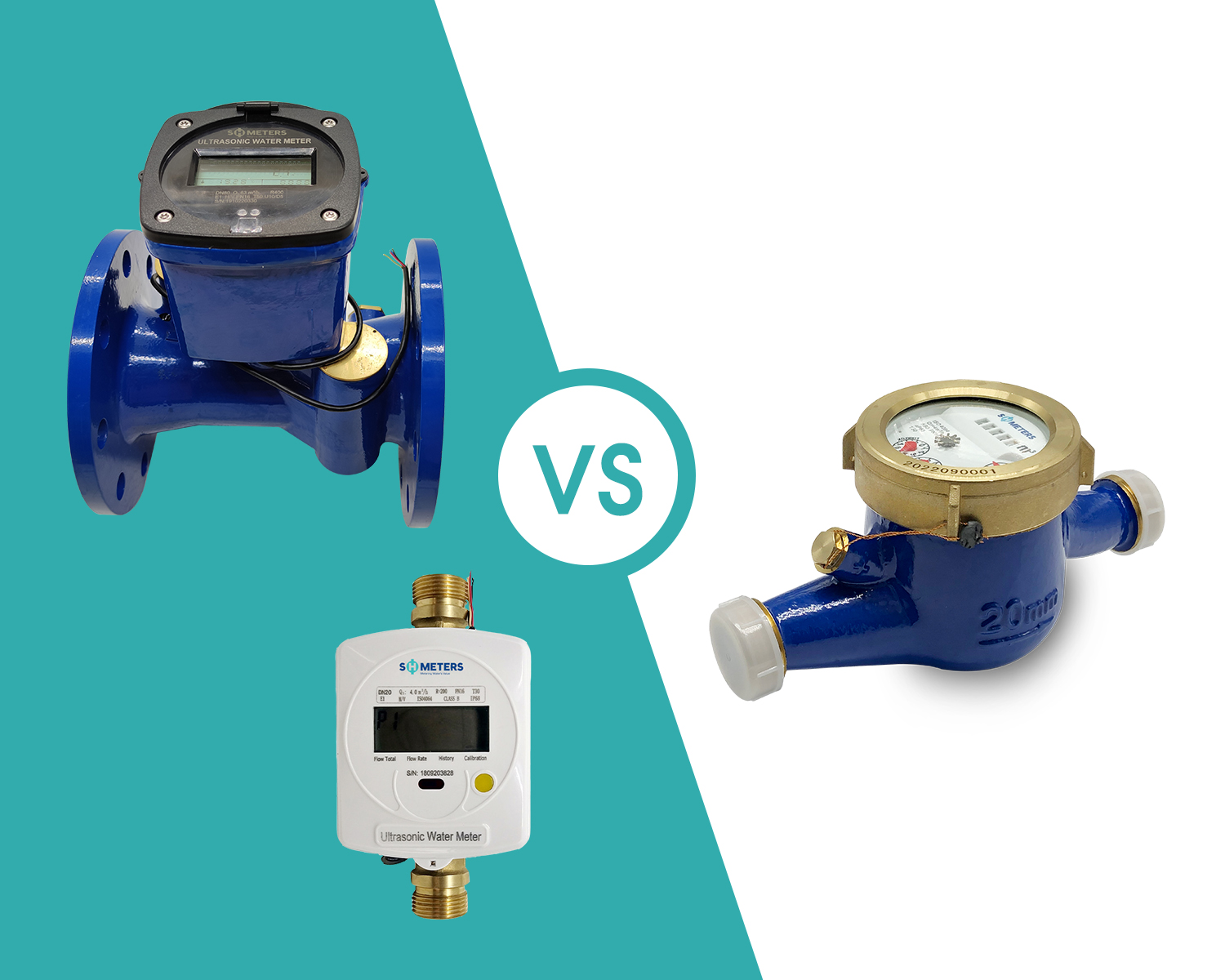 Choose the suitable water meter type: multi jet water meter or ultrasonic water meter?