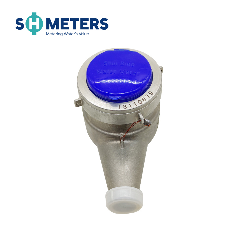 DN25 stainless steel body pulse 50mm multi jet water meter