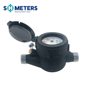 DN15-DN50 Multi-jet Plastic Water Meter Home Water Meter OEM Cold Water Easy Installation 