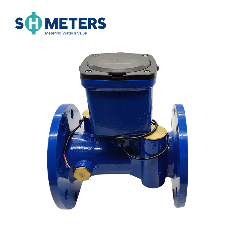 DN100 RS485 ultrasonic flow water meter modbus digital water meter