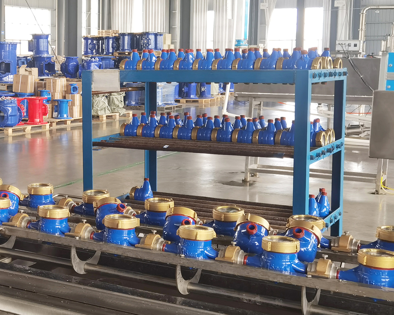 S.H.Meters ensures quality assurance: recently conducted a comprehensive inspection of multi jet water meters and ultrasonic water meters in the factory